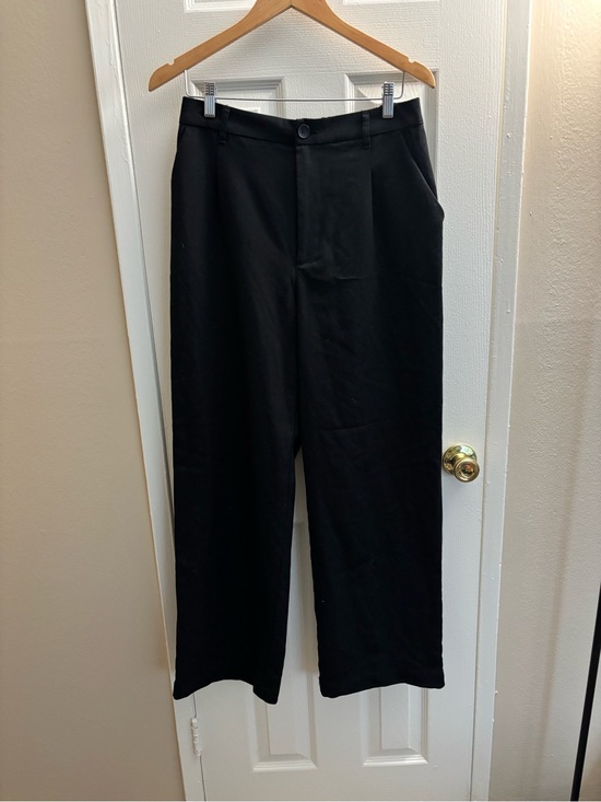 H&M Pants - H&M Black Wide-Leg Trousers for Women